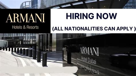 armani exchange hiring.